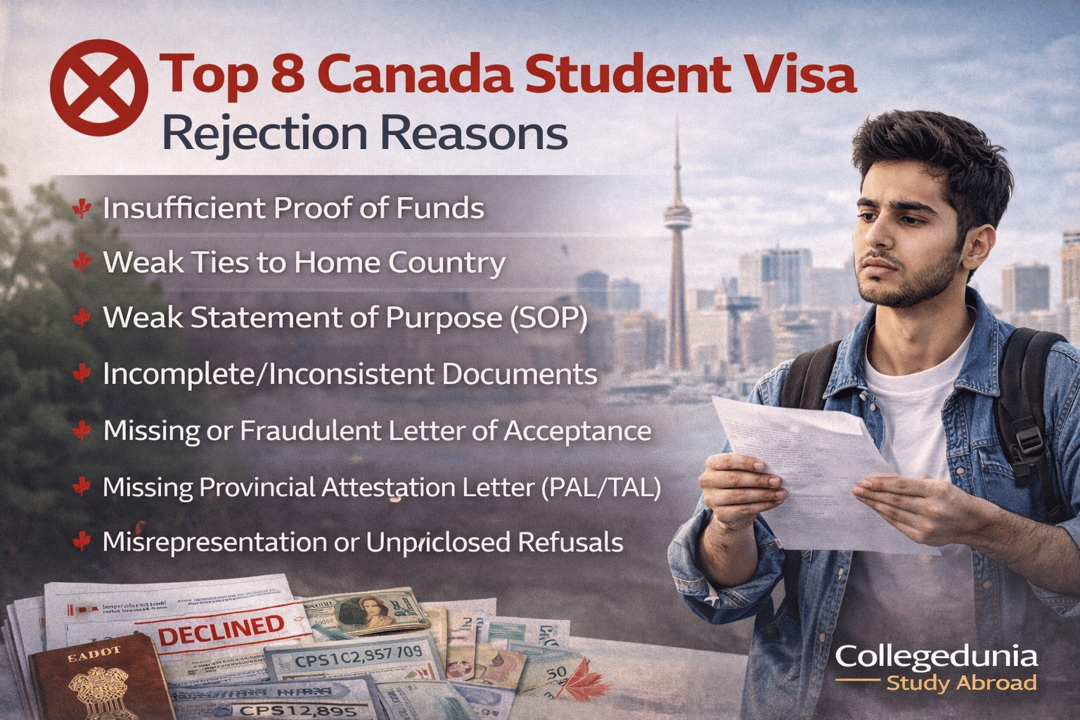 Canada Student Visa Rejection Reasons