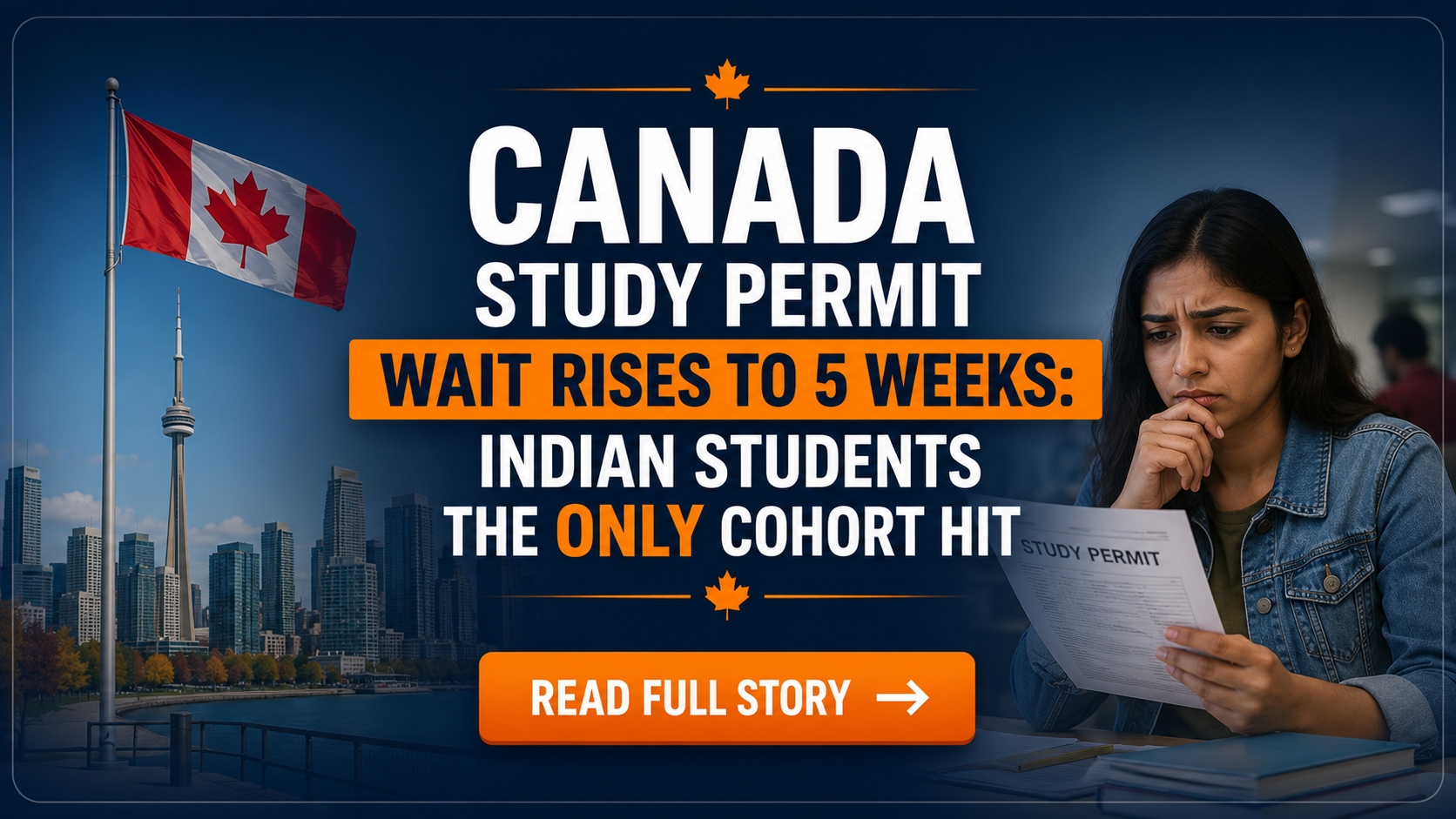 Canada study permit delays for Indian students