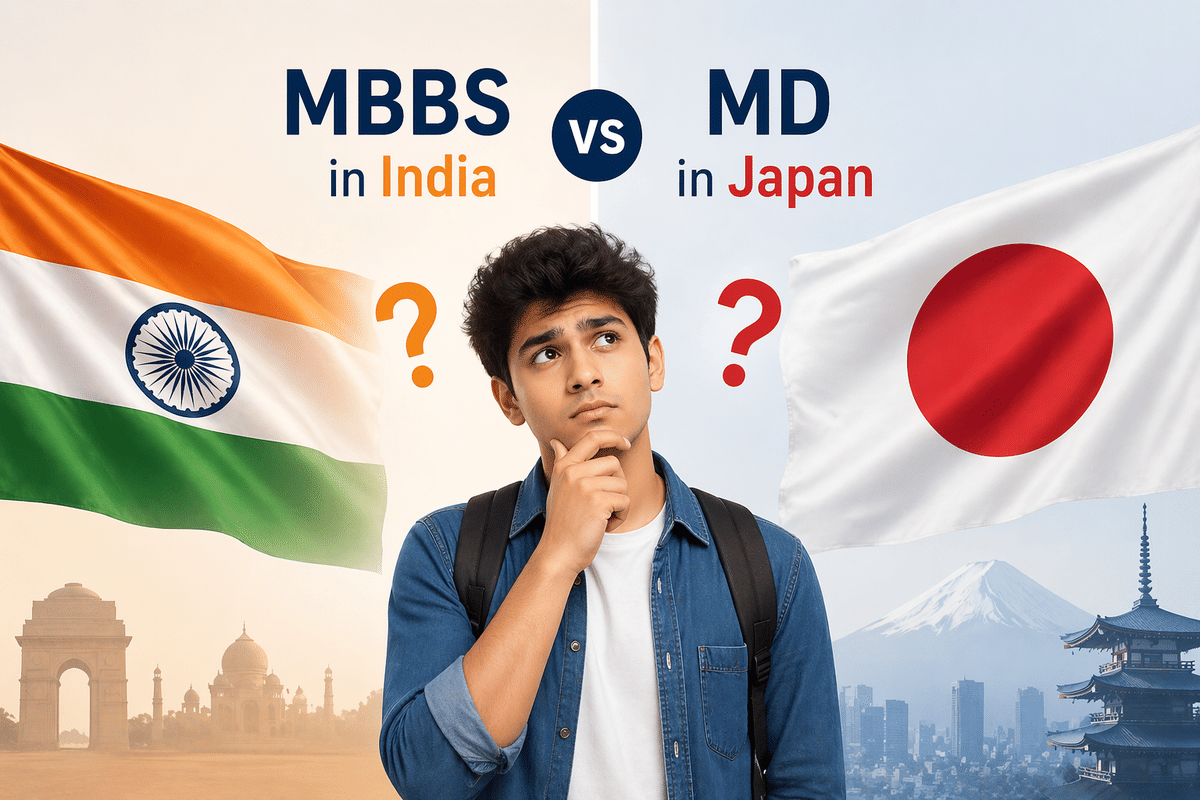 MBBS in India vs MD in Japan