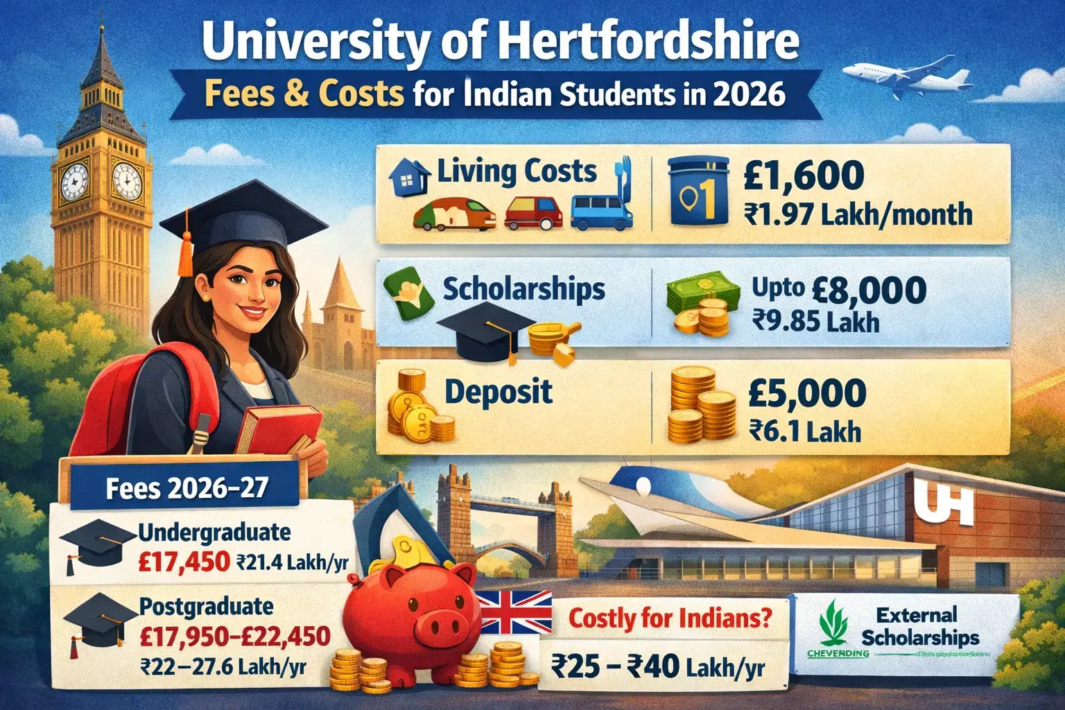 university_of_hertfordshire_fees