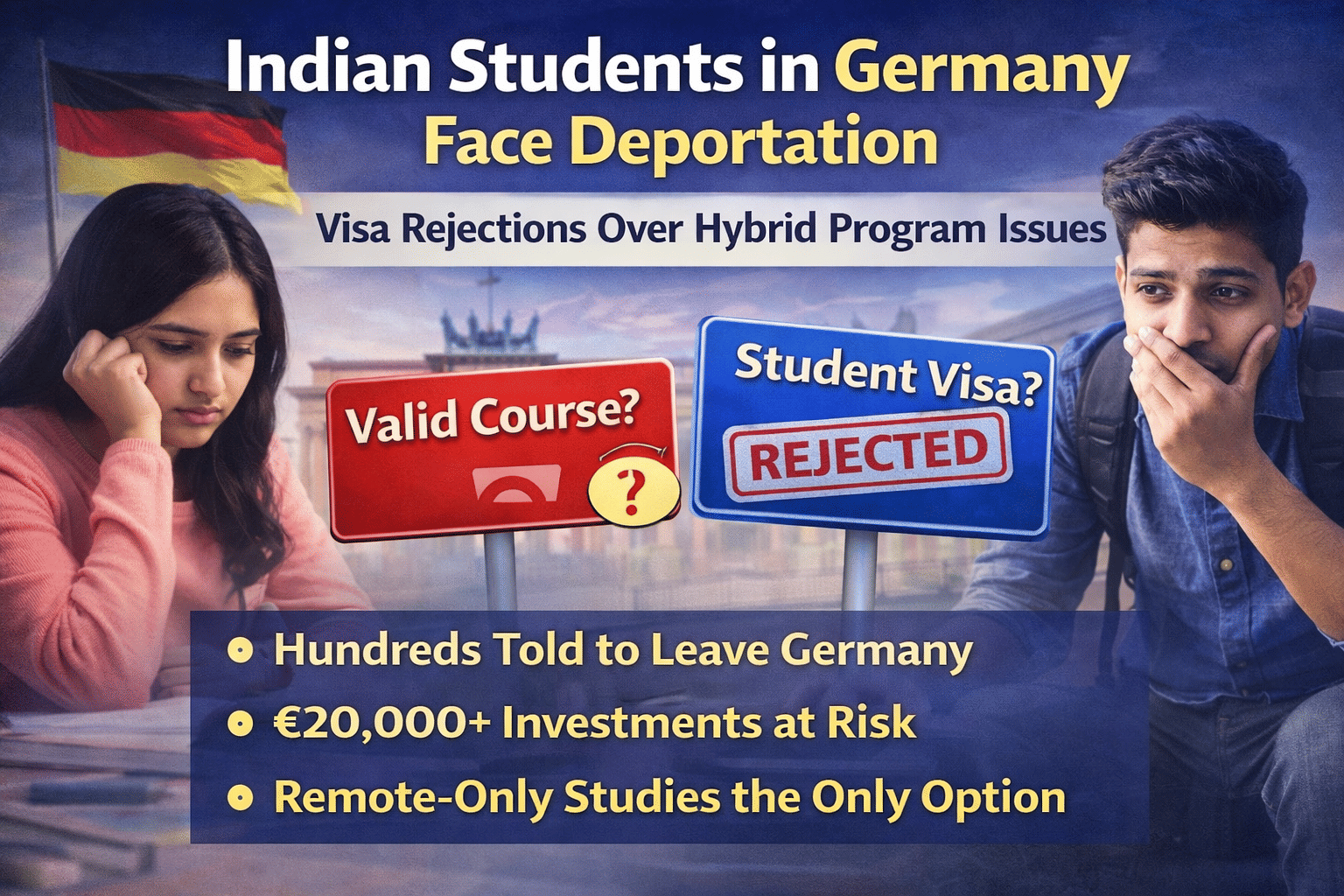 Indian Students Risk Losing Visa in Germany