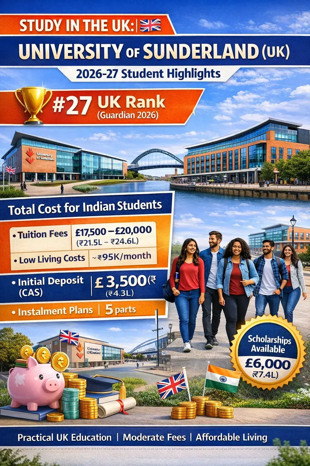 university_of_sunderland_cost_and_fees