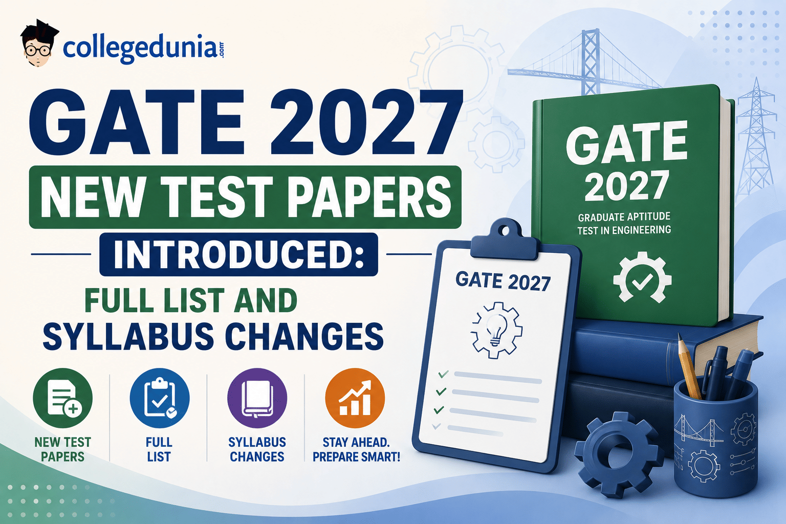GATE 2027 New Test Papers Introduced: Full List and Syllabus Changes