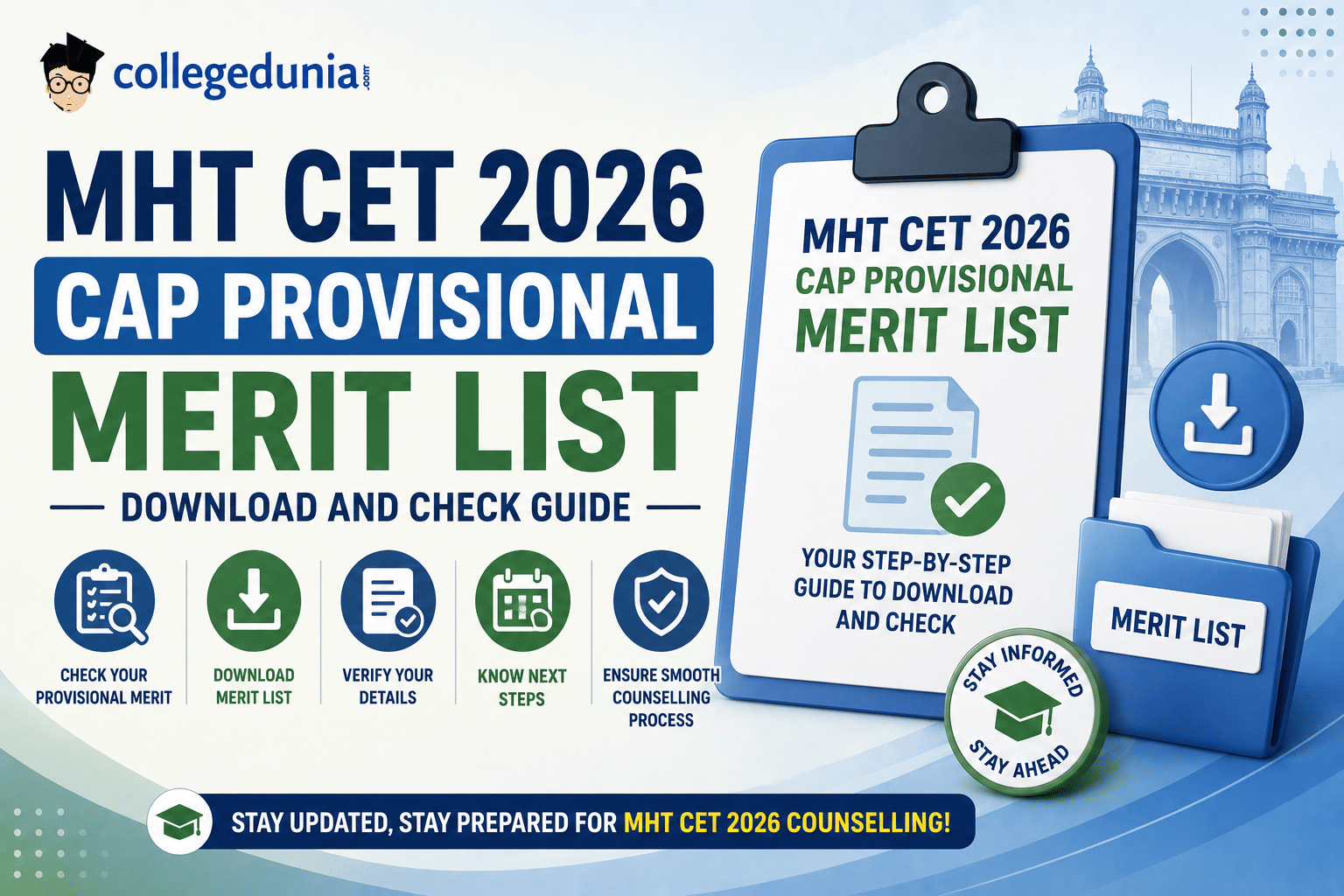 MHT CET 2026 CAP Provisional Merit List: Download and Check Guide