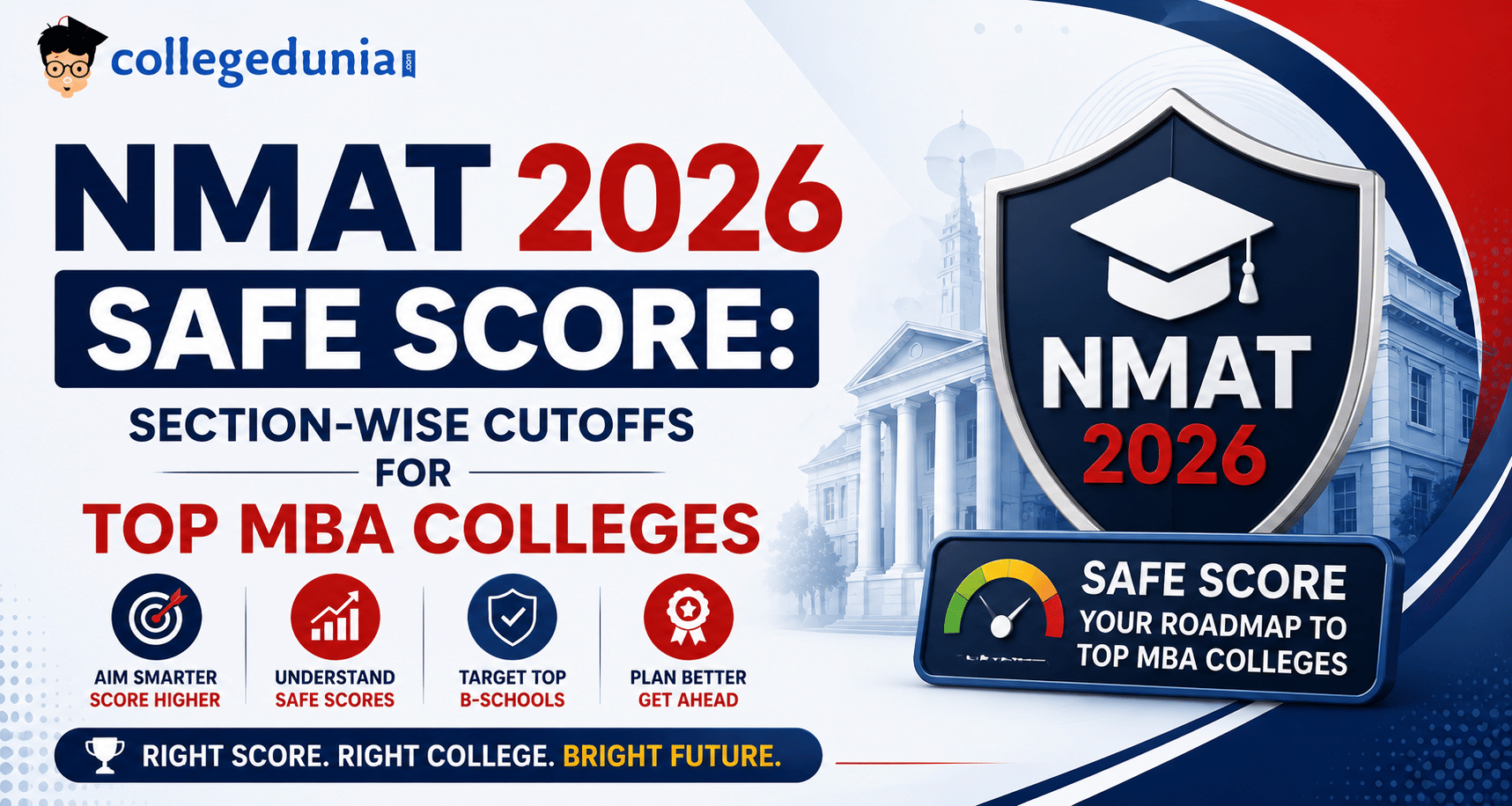 NMAT 2026 Safe Score: Section-Wise Cutoffs for Top MBA Colleges