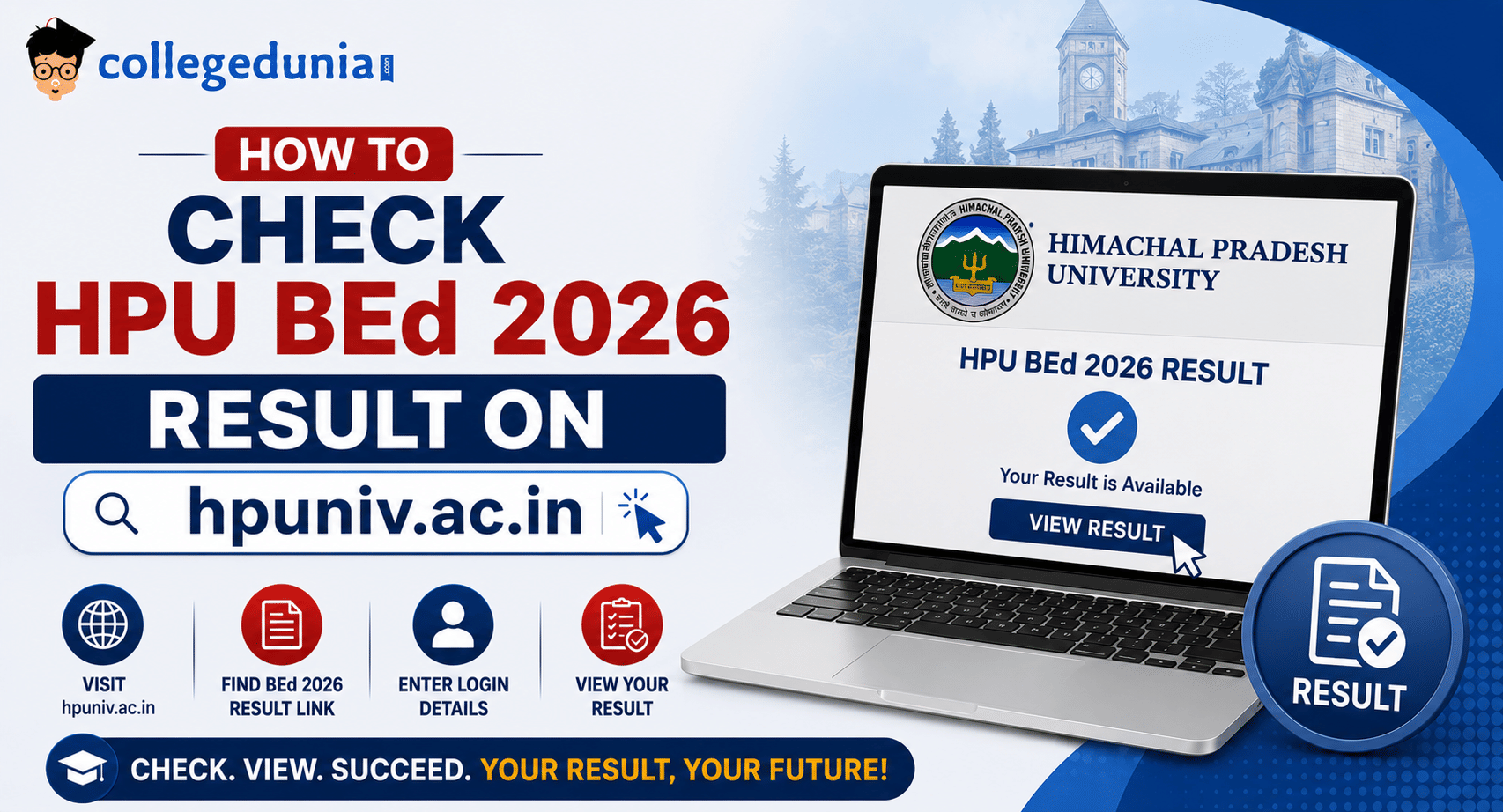 How to Check HPU BEd 2026 Result on hpuniv.ac.in