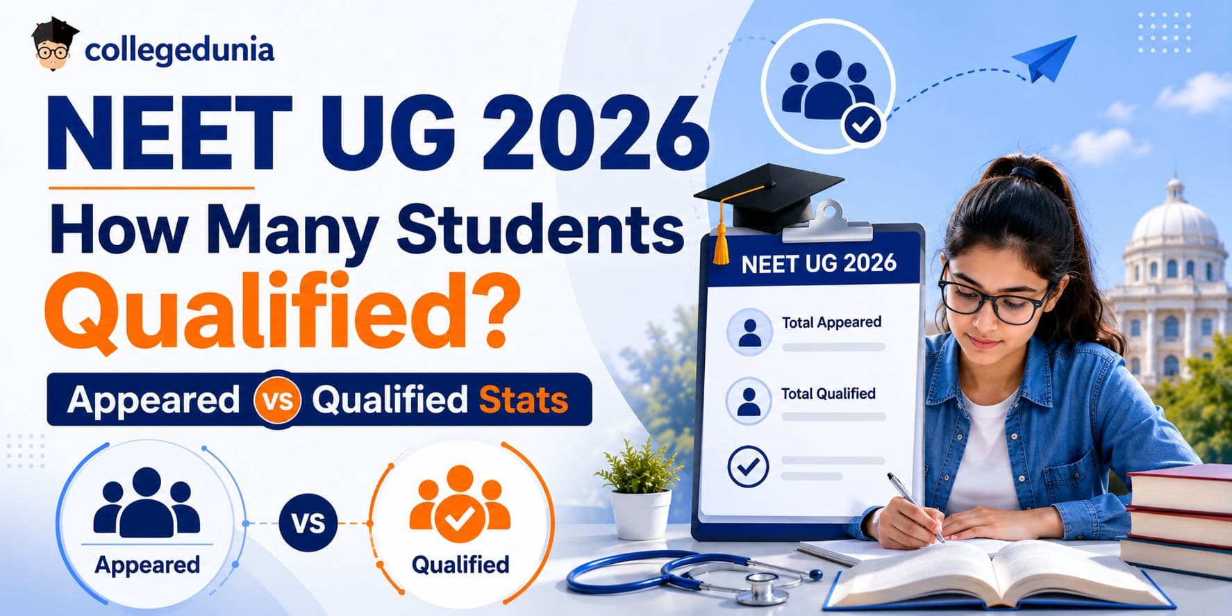 NEET UG 2026 How Many Students Qualified  Appeared vs Qualified Stats