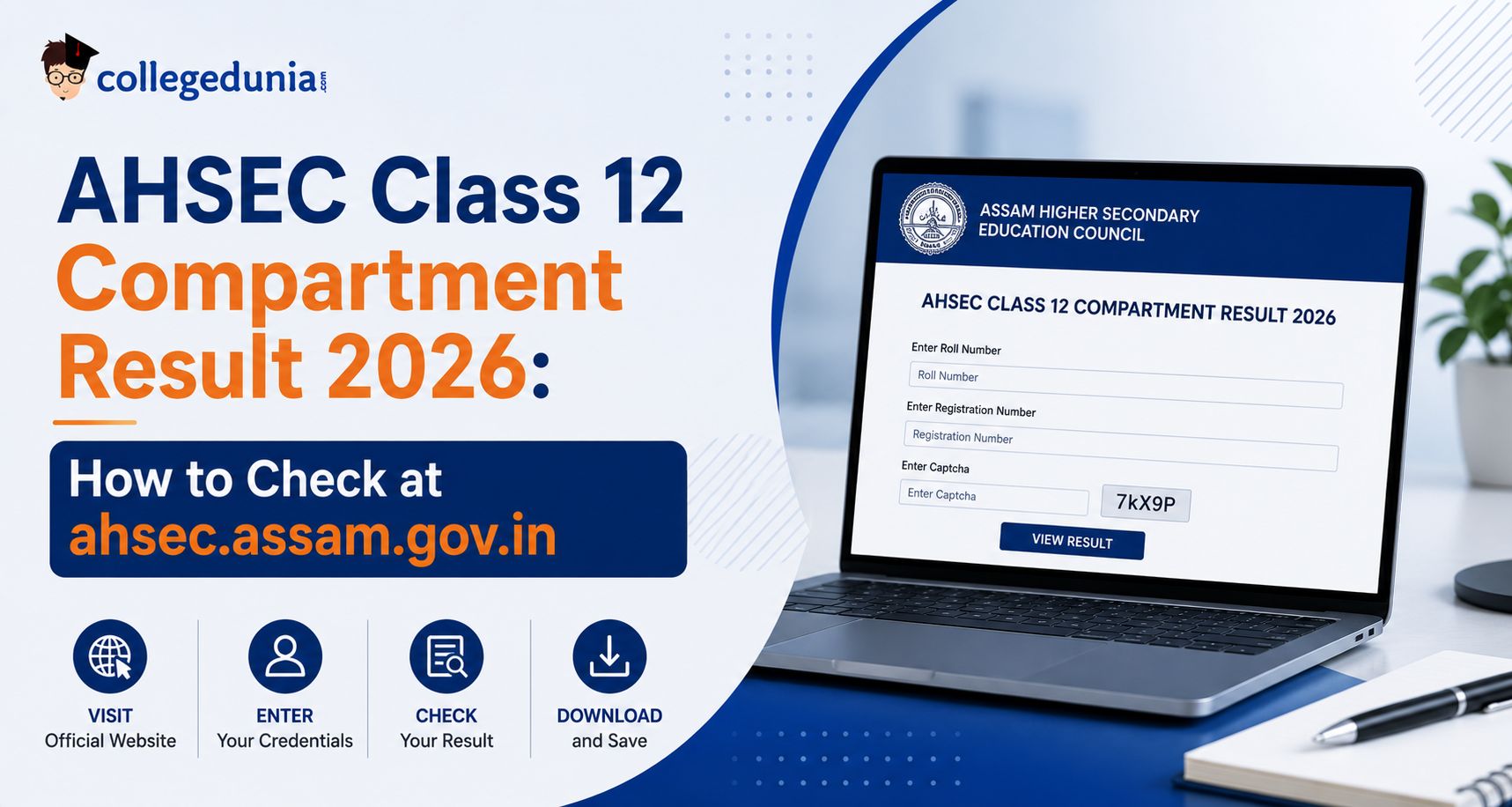 AHSEC Class 12 Compartment Result 2026: How to Check at ahsec.assam.gov.in