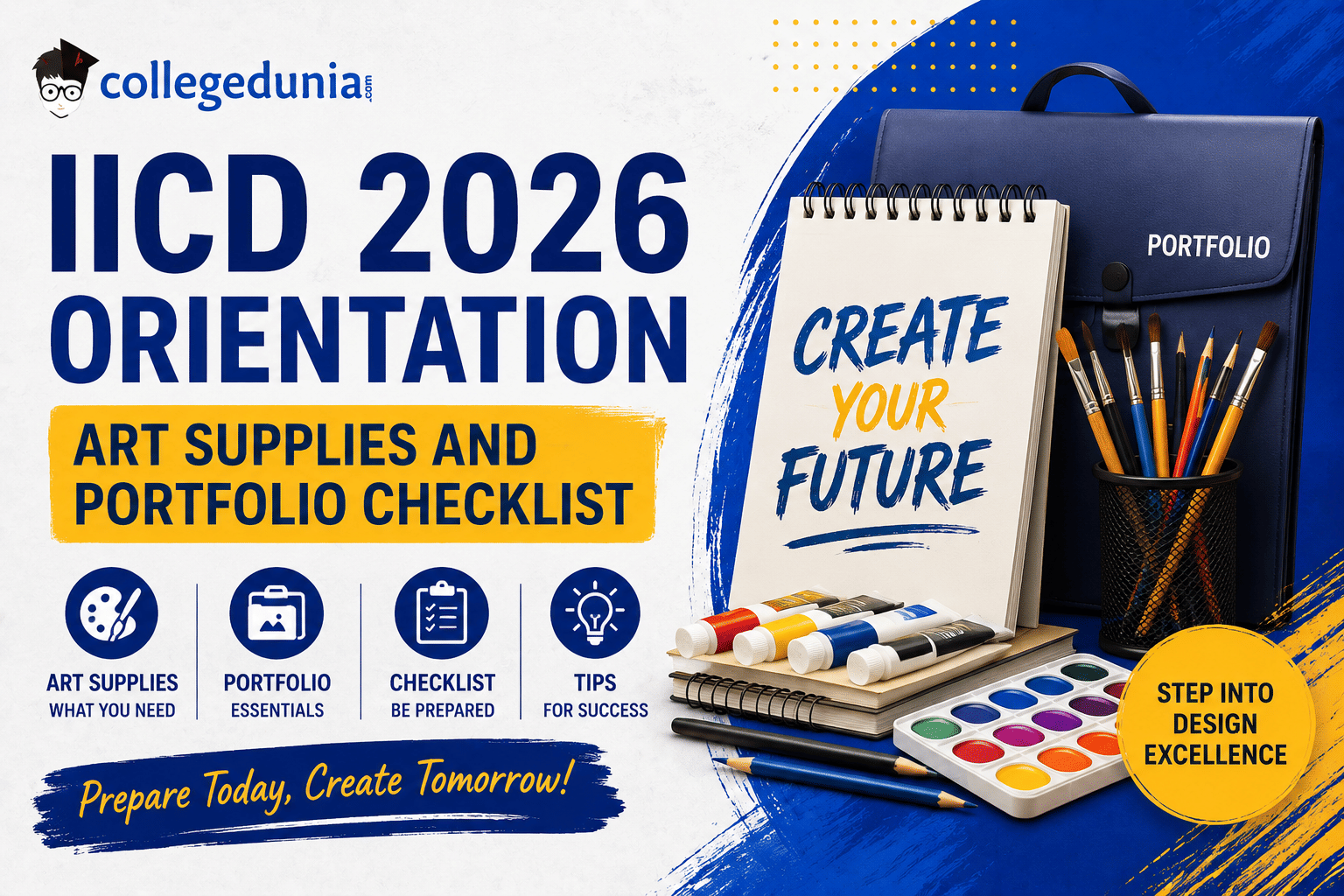 IICD 2026 Orientation: Art Supplies and Portfolio Checklist