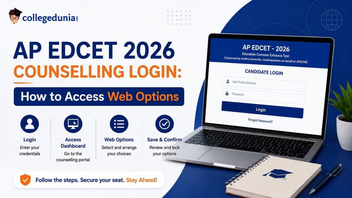 AP EDCET 2026 Counselling Login: How to Access Web Options