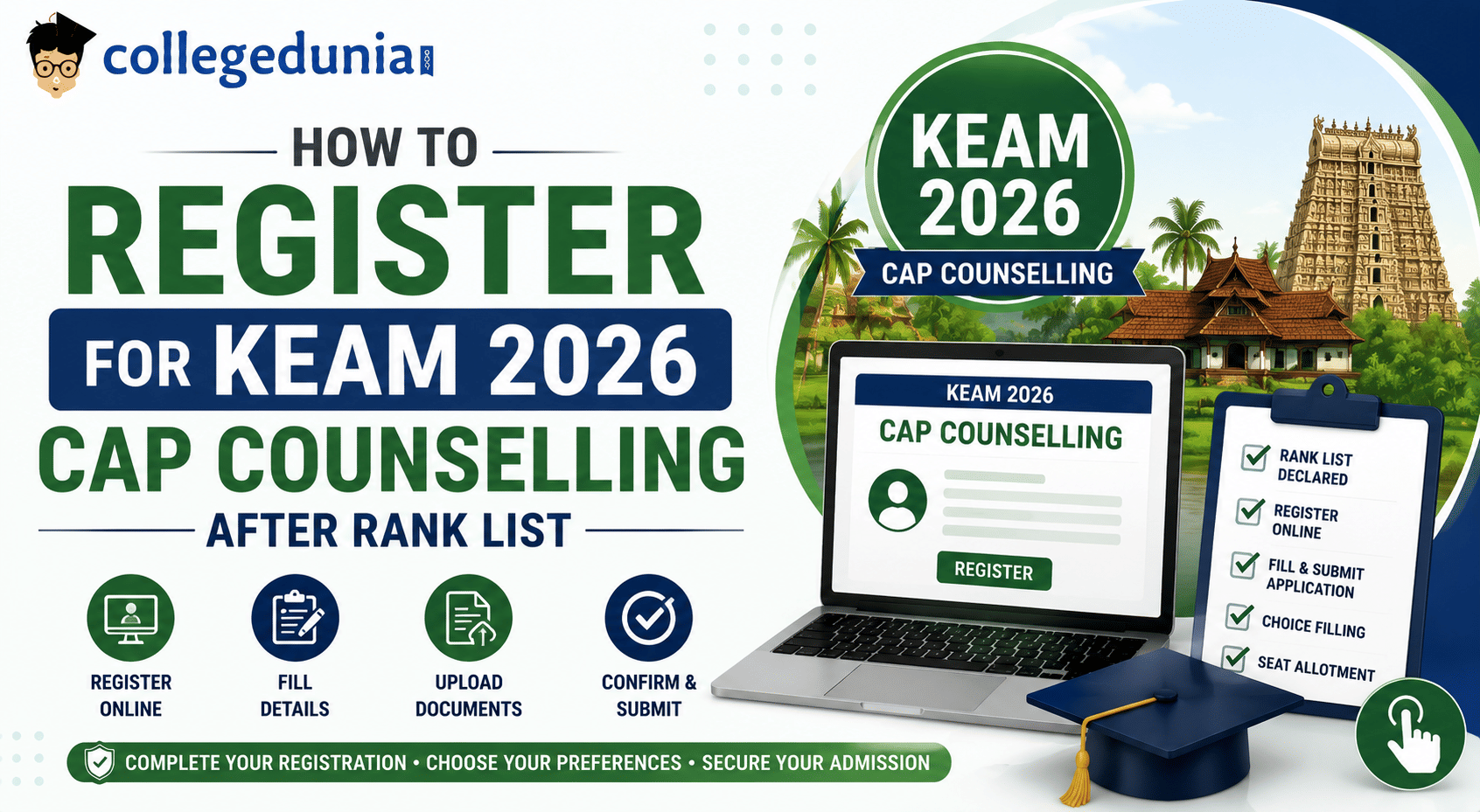 How to Register for KEAM 2026 CAP Counselling After Rank List