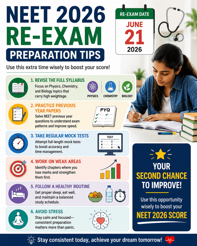 Re-Neet 2026 Exam Preparation Tips
