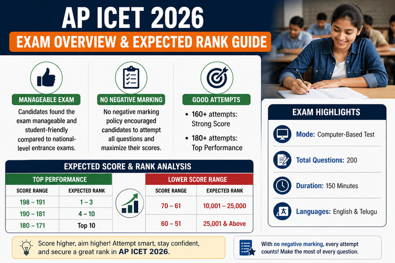 AP ICET 2026 Slot 1 and Slot 2 Concluded