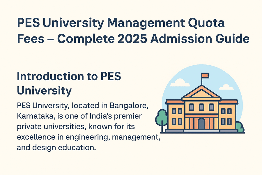 PES University Management Quota Fees
