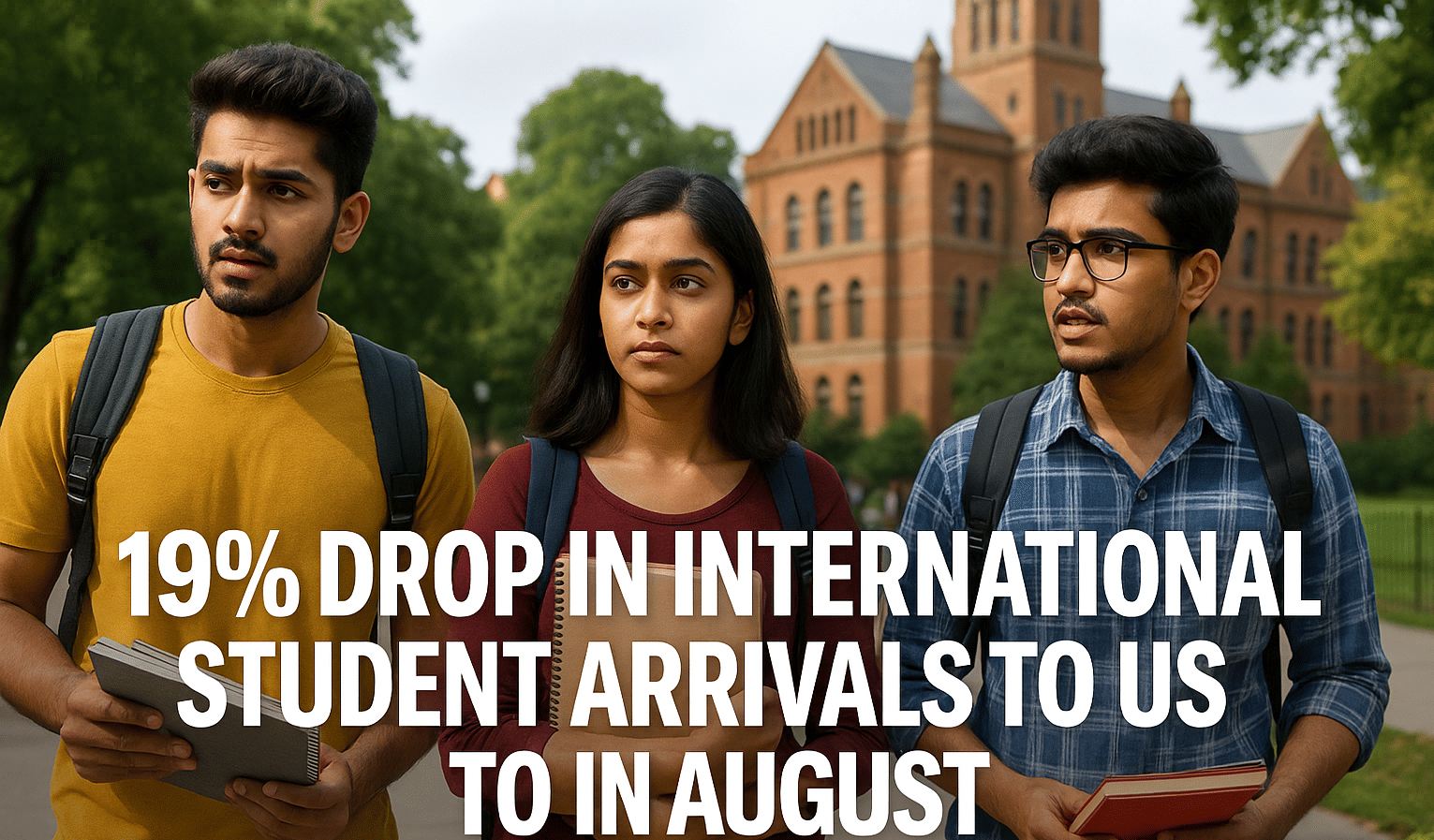 US Sees 19% Drop in International Student Arrivals in August 2025 Amid Stricter Visa Rules