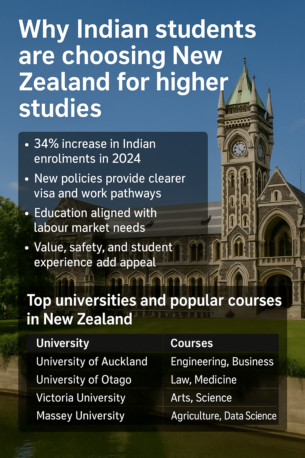 New Zealand as an emerging study abroad destination