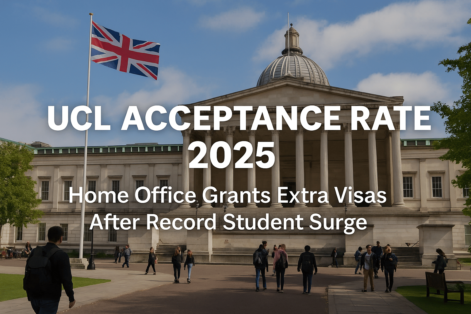 UCL Granted Extra Visas After Record Surge in International Students — Home Office Steps In