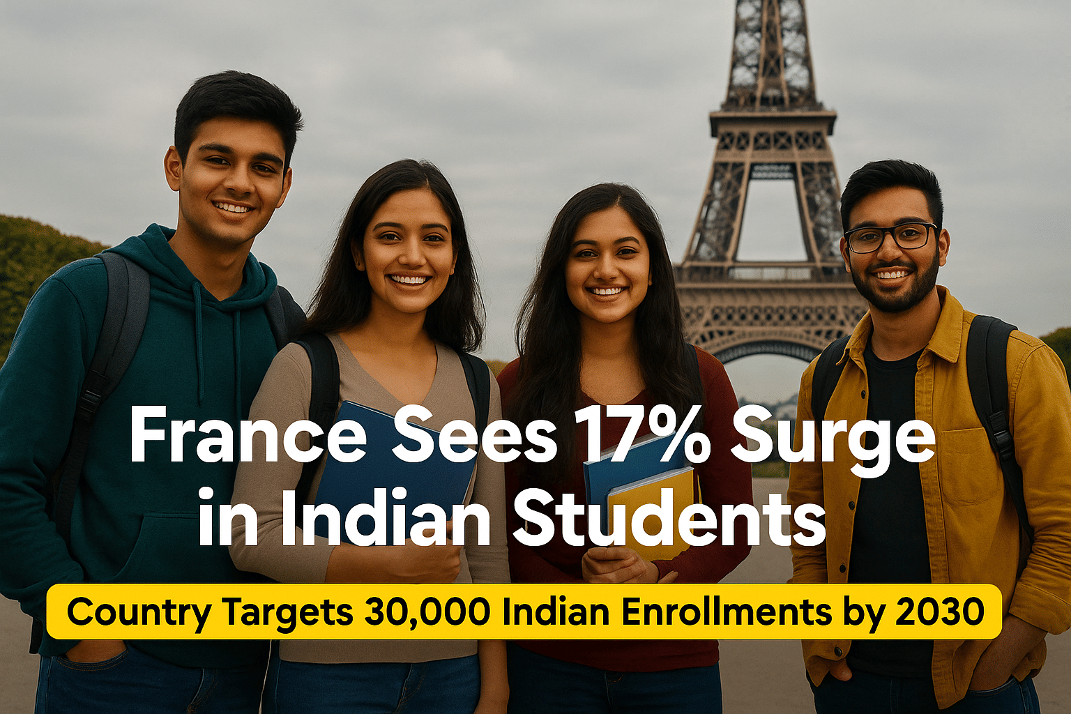 France has witnessed a 17% surge in Indian student enrolments for the 2024–25 academic year, according to the Embassy of France in India. 
