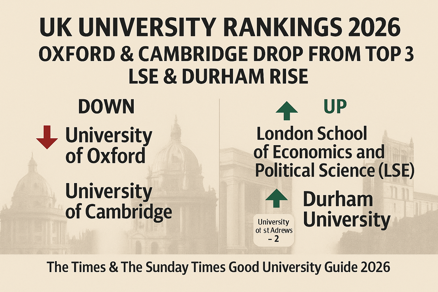 UK University Rankings 2026