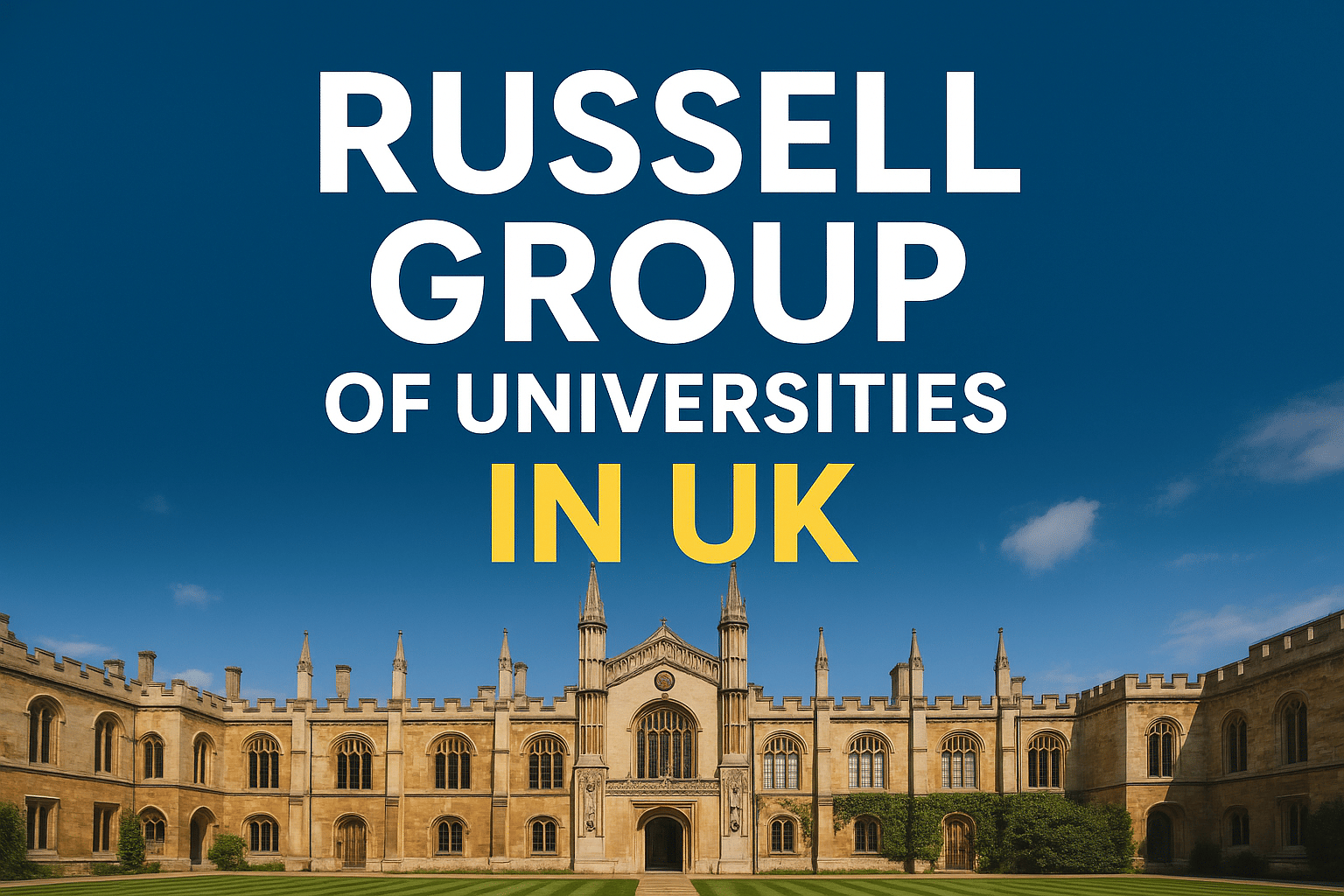 Russell Group of Universities in UK