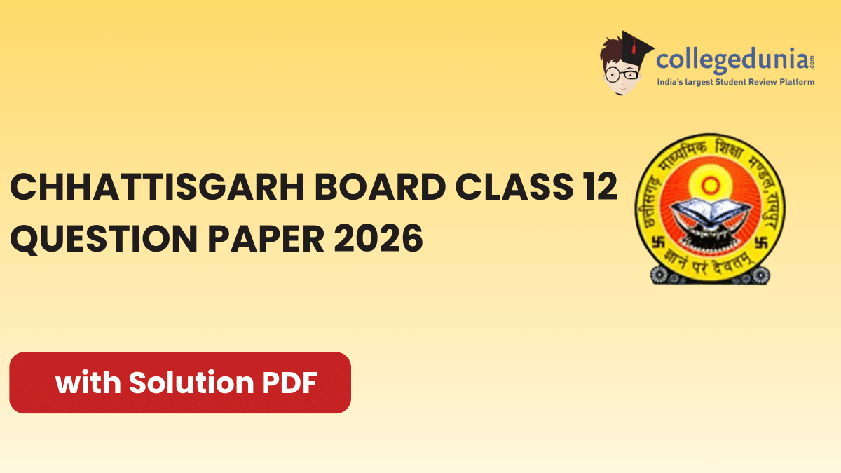 Chhattisgarh Board Class 12 Question Papers 2026