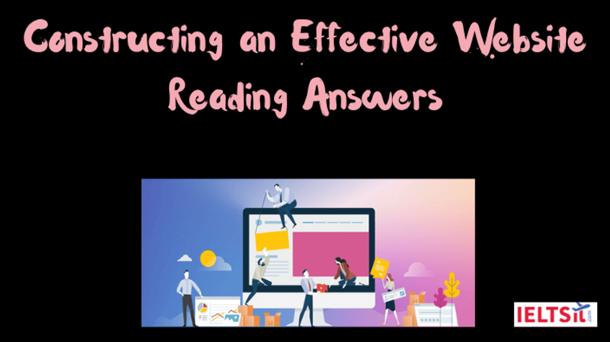 Constructing an Effective Website Reading Answers
