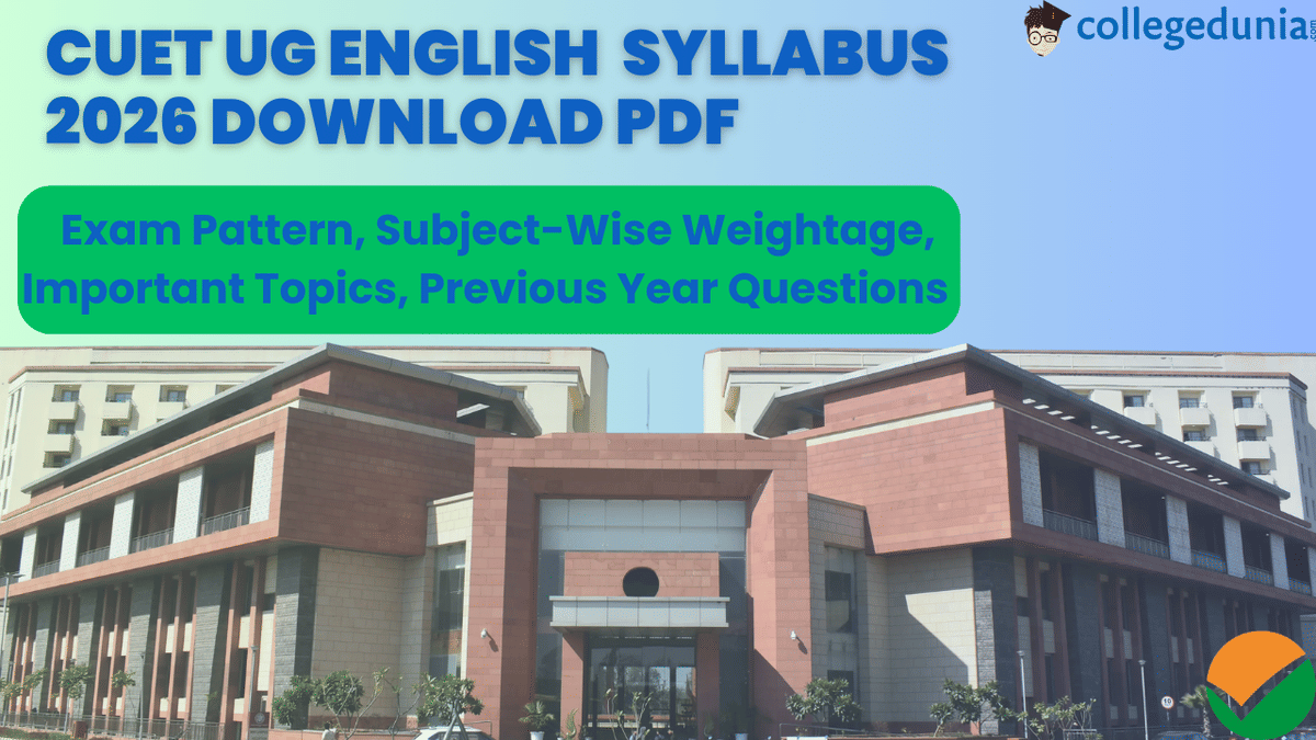 CUET English syllabus 2026