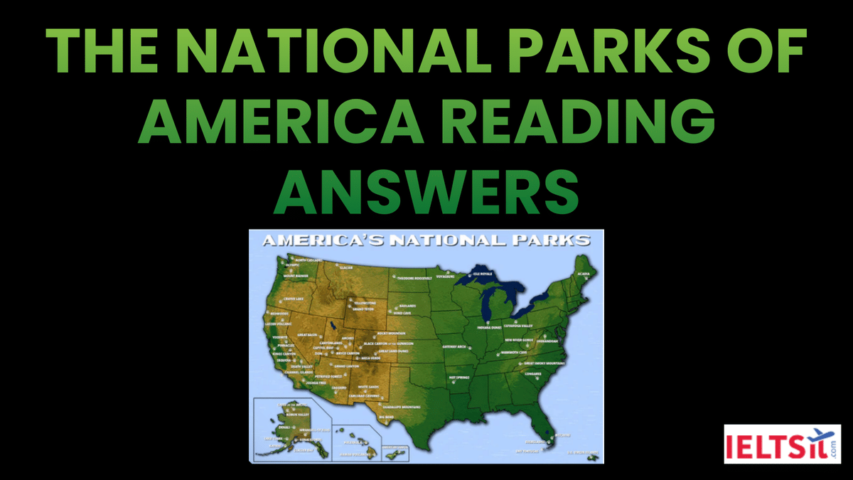The National Parks of America Reading Answers