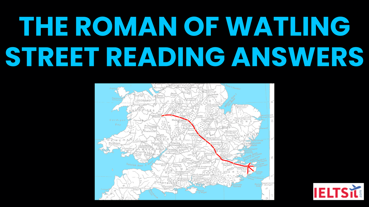 The Roman of Watling Street Reading Answers
