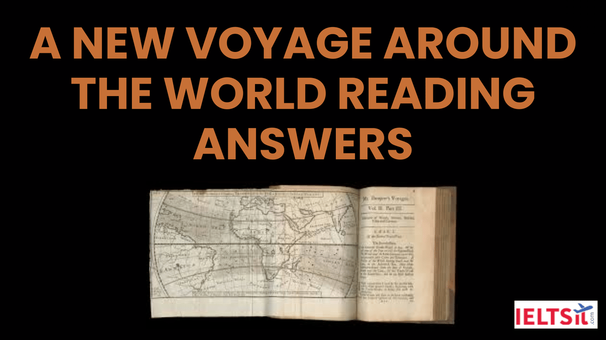 A New Voyage Around the World Reading Answers