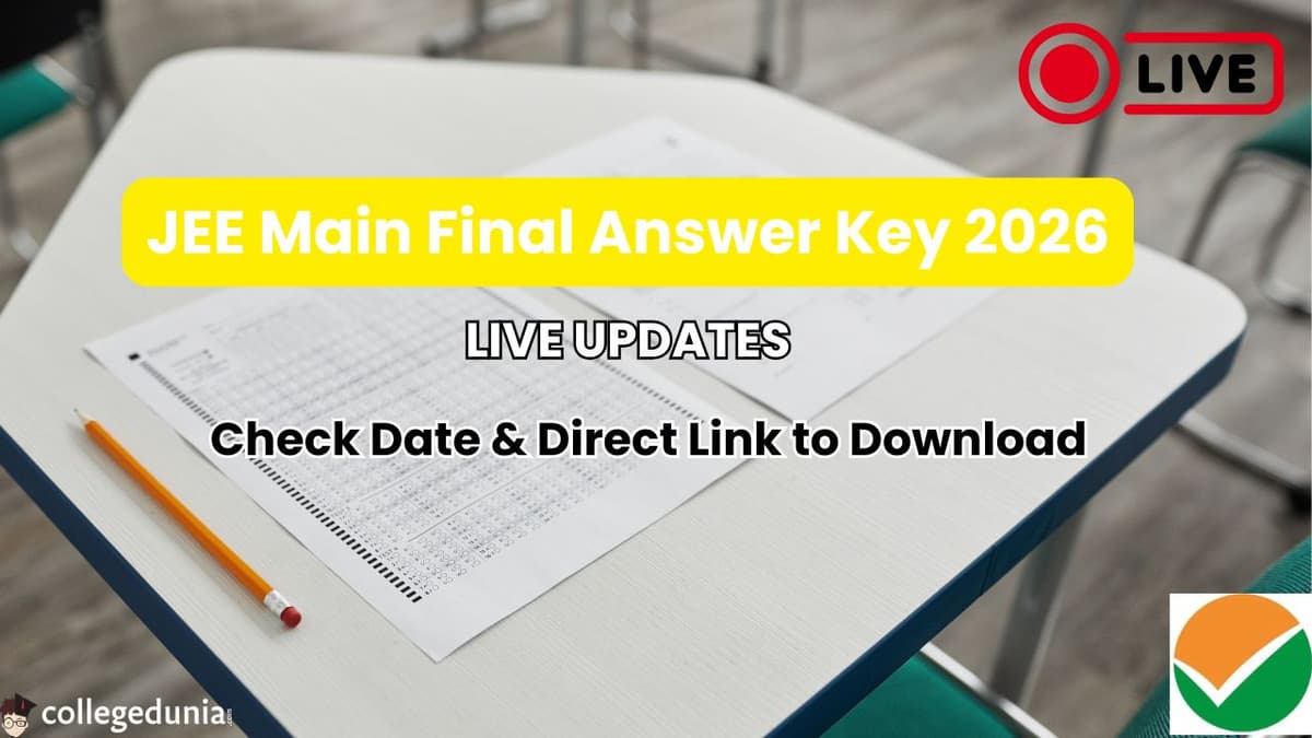 JEE Main Final Answer Key