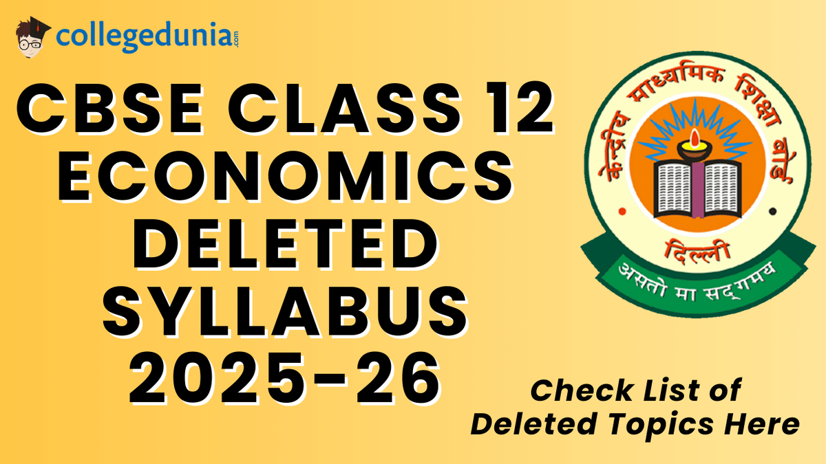 CBSE Economics Deleted Syllabus