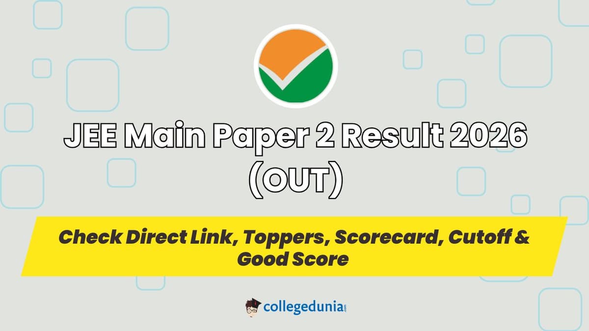 JEE Main Paper 2 Result