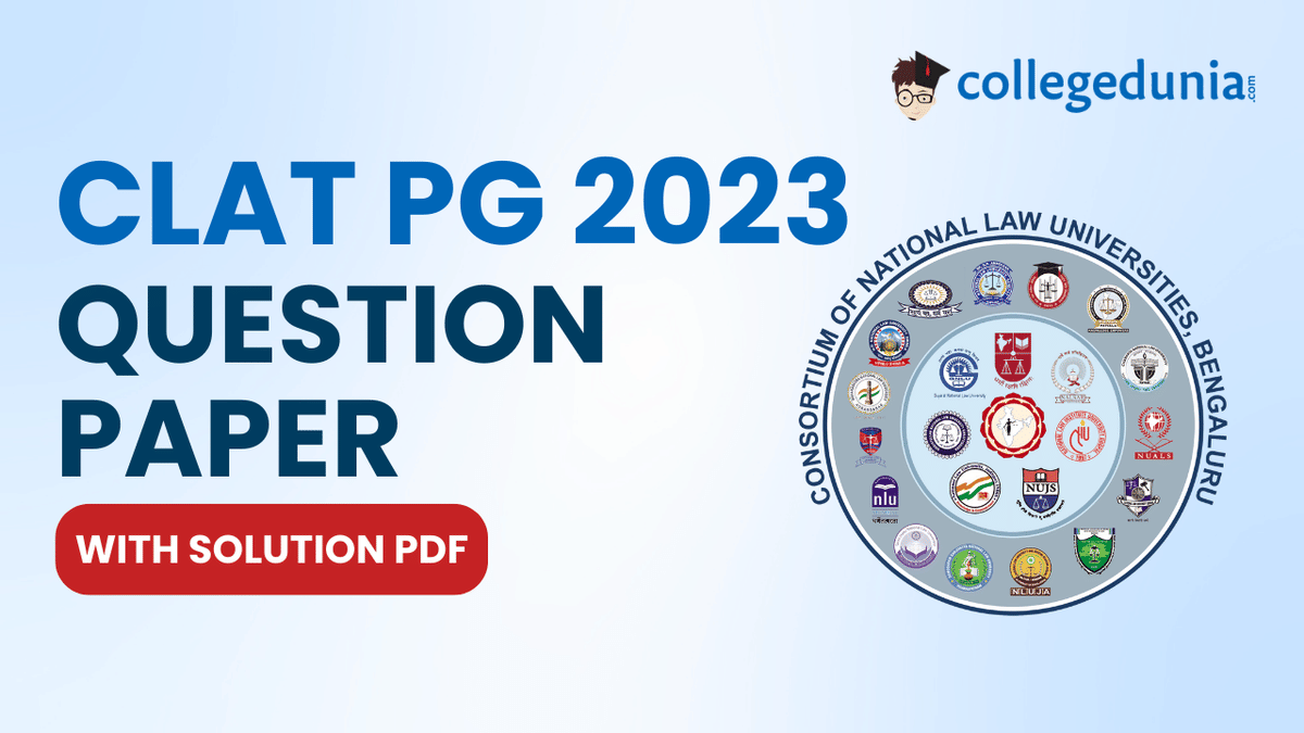 CLAT PG 2023 Question Paper with Solution PDF
