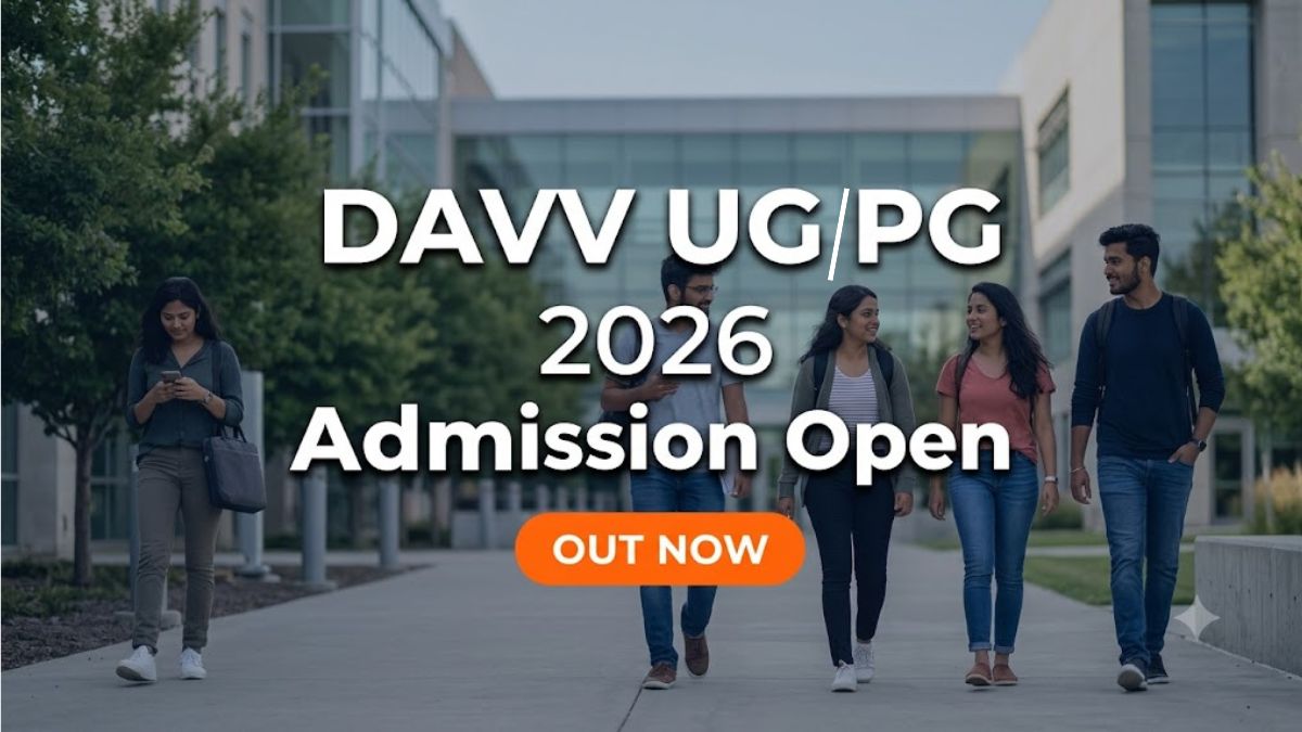 DAVV UG PG Direct Admission 2026 Open Till June 10