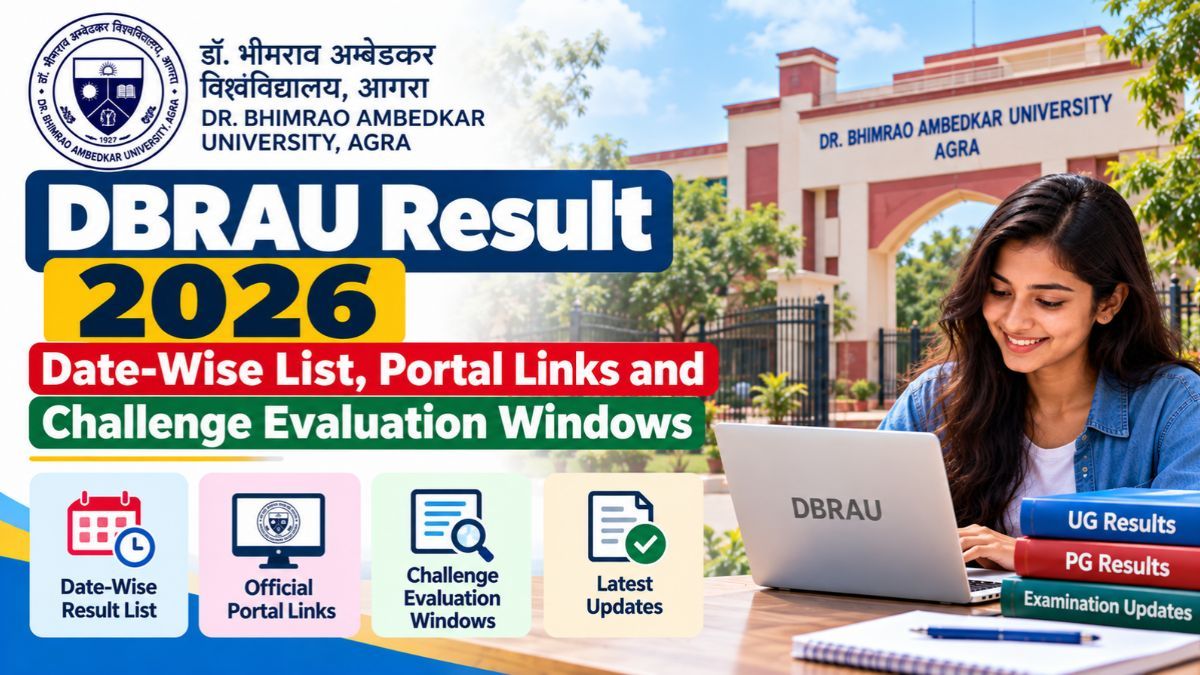 DBRAU Result 2026: Date-Wise List, Portal Links and Challenge Evaluation Windows