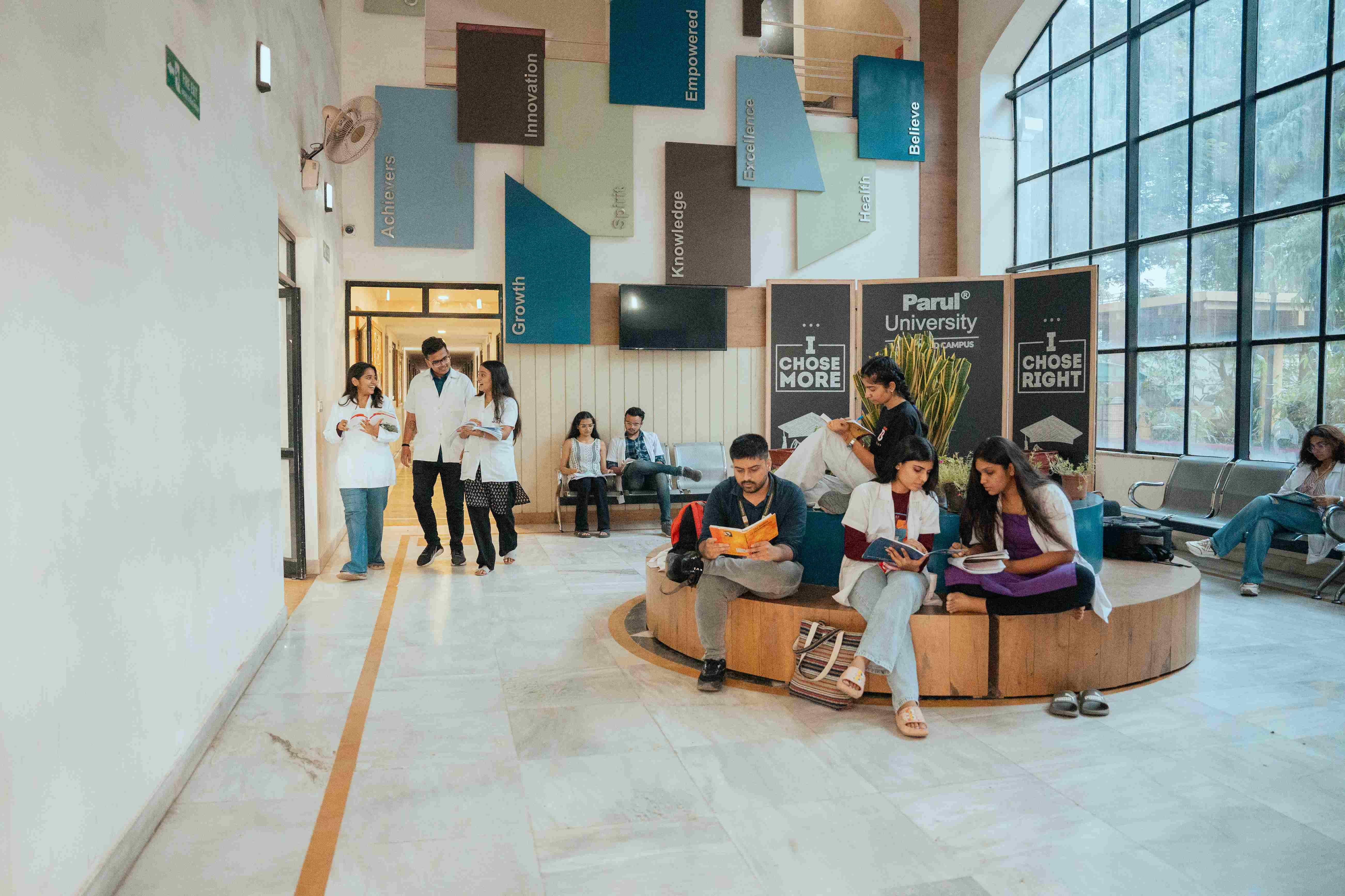 Waiting Area/Reception of Parul University Ahmedabad