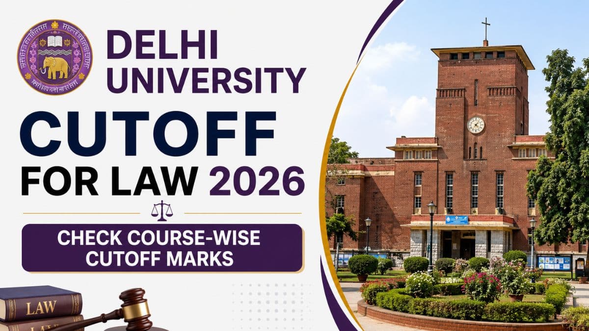 Delhi University Cutoff for Law 2026: Check Course-wise Cutoff Marks