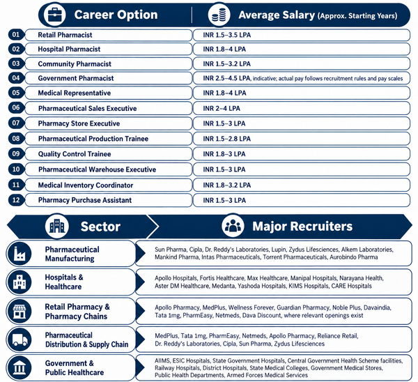 D.Pharm Careers