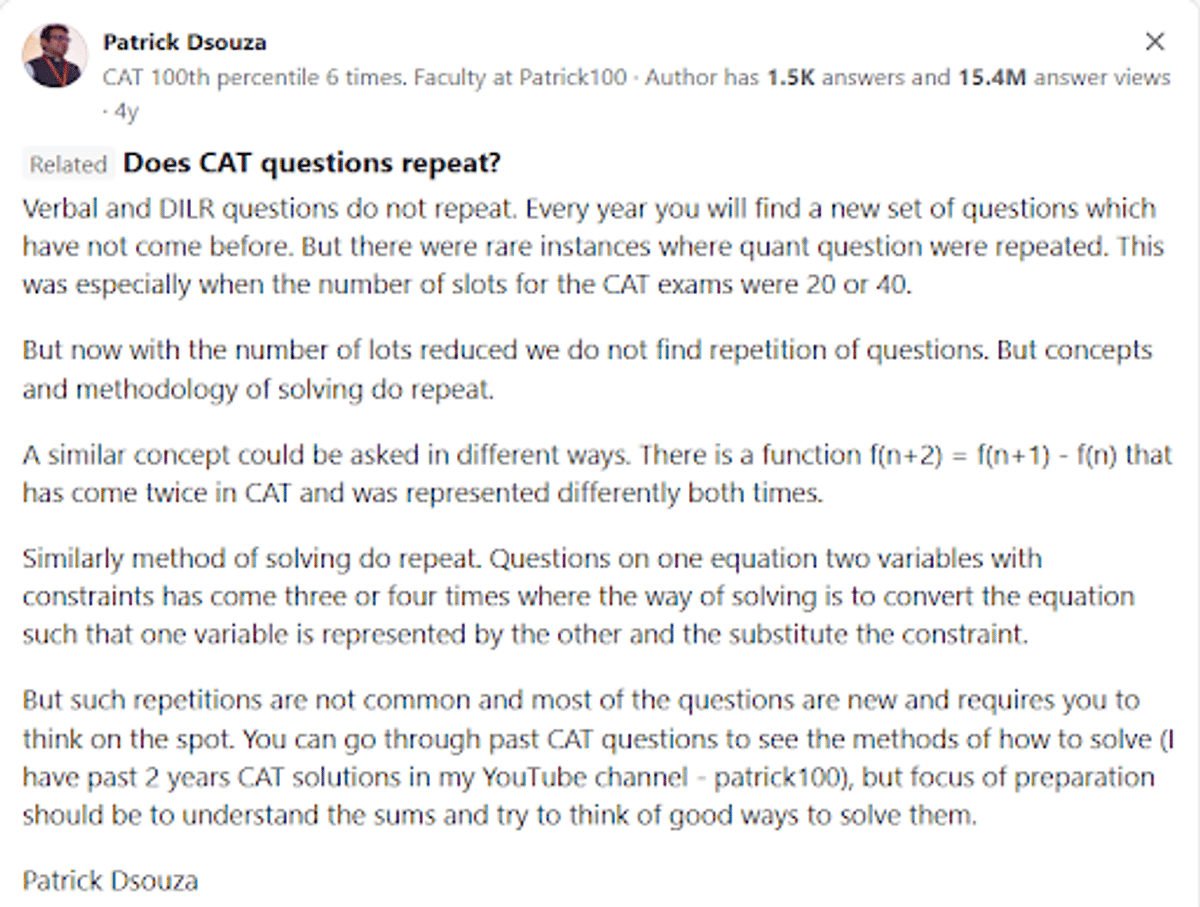 Clat Question repeaat Pyqs