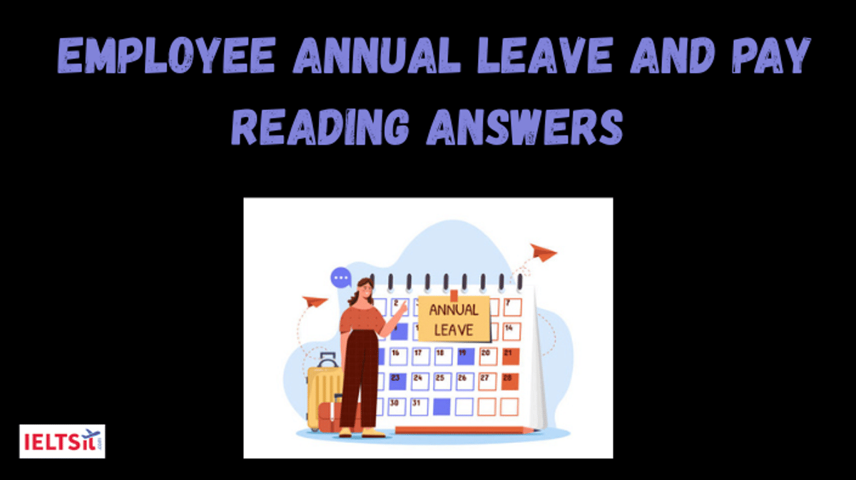 Employee Annual Leave and Pay Reading Answers