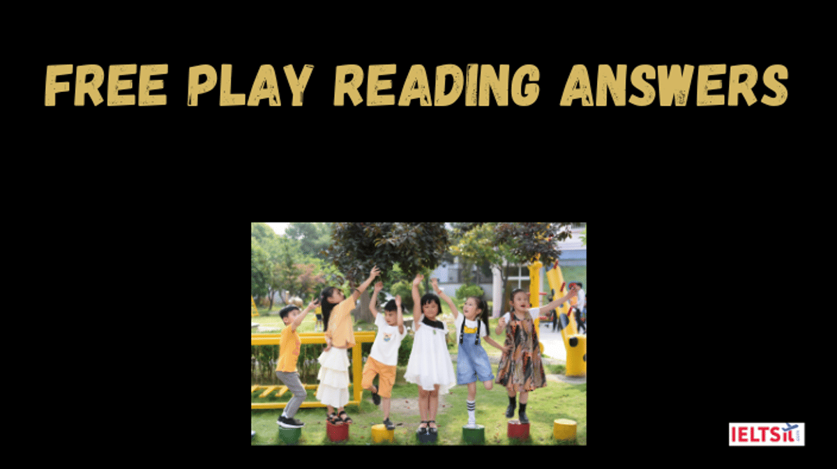 Free Play Reading Answers