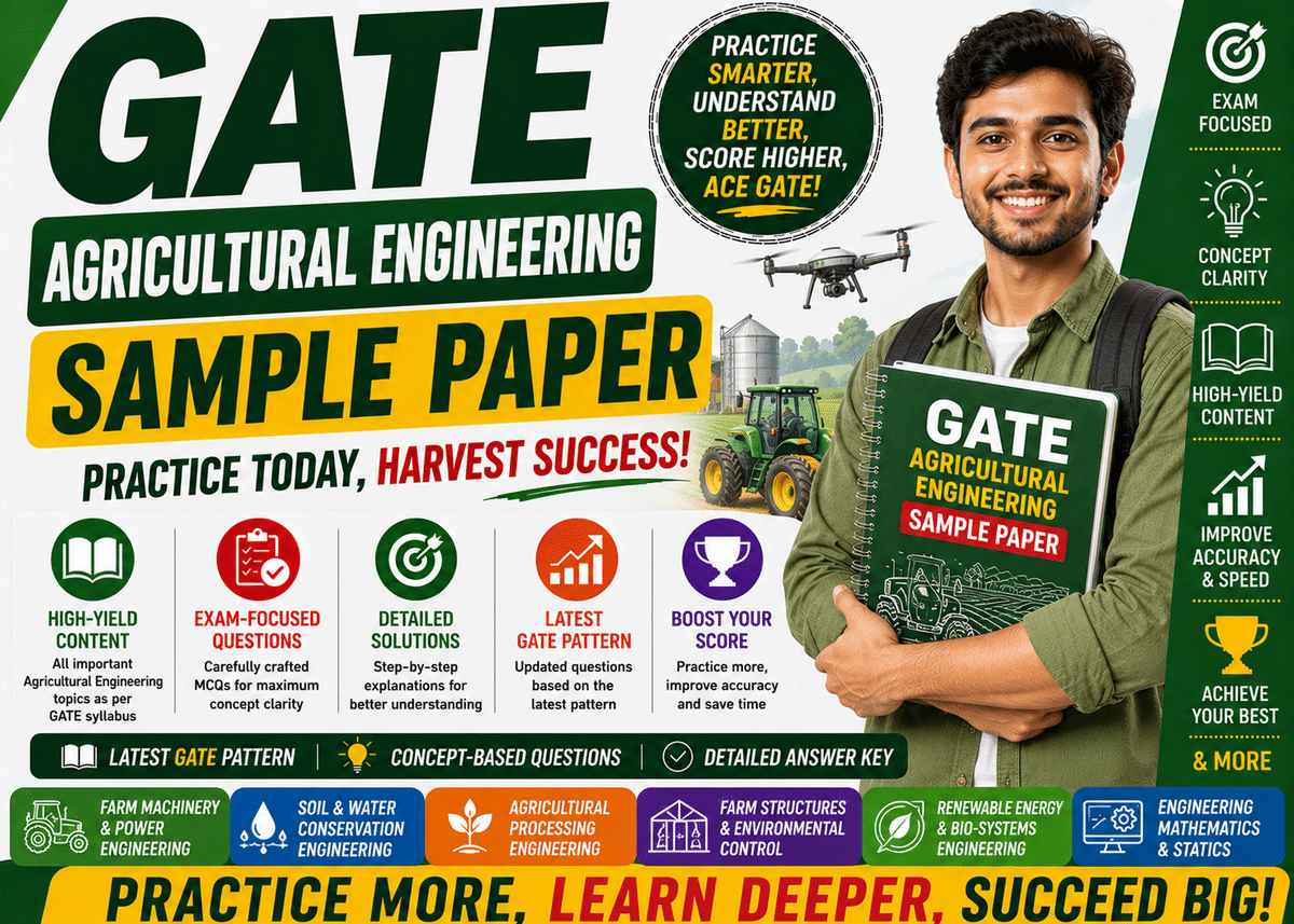 GATE Agricultural Engineering Sample Papers 2027