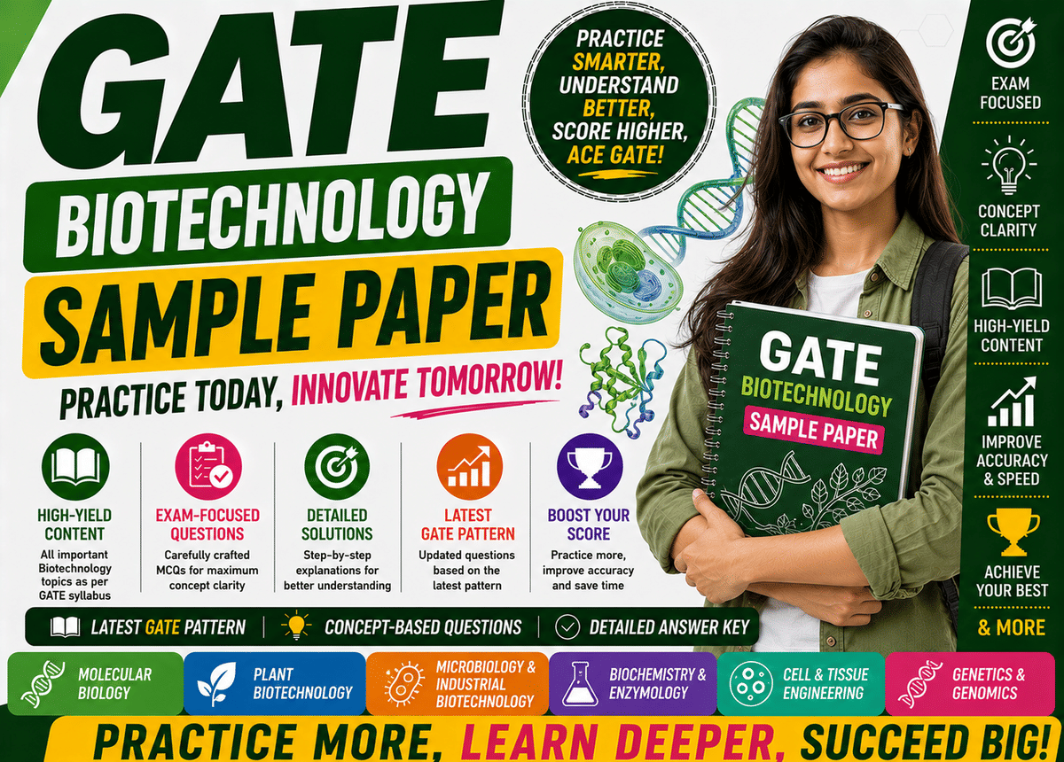 GATE Biotechnology Sample Paper