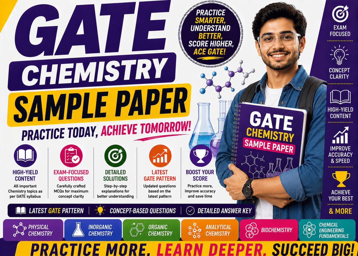 GATE Chemistry Sample Papers 2027