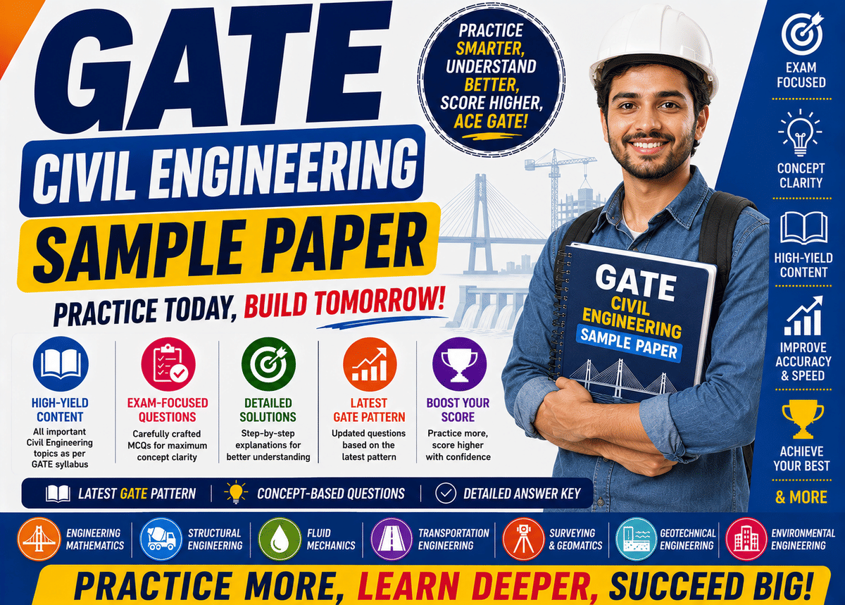GATE Civil Engineering Sample Papers 2027