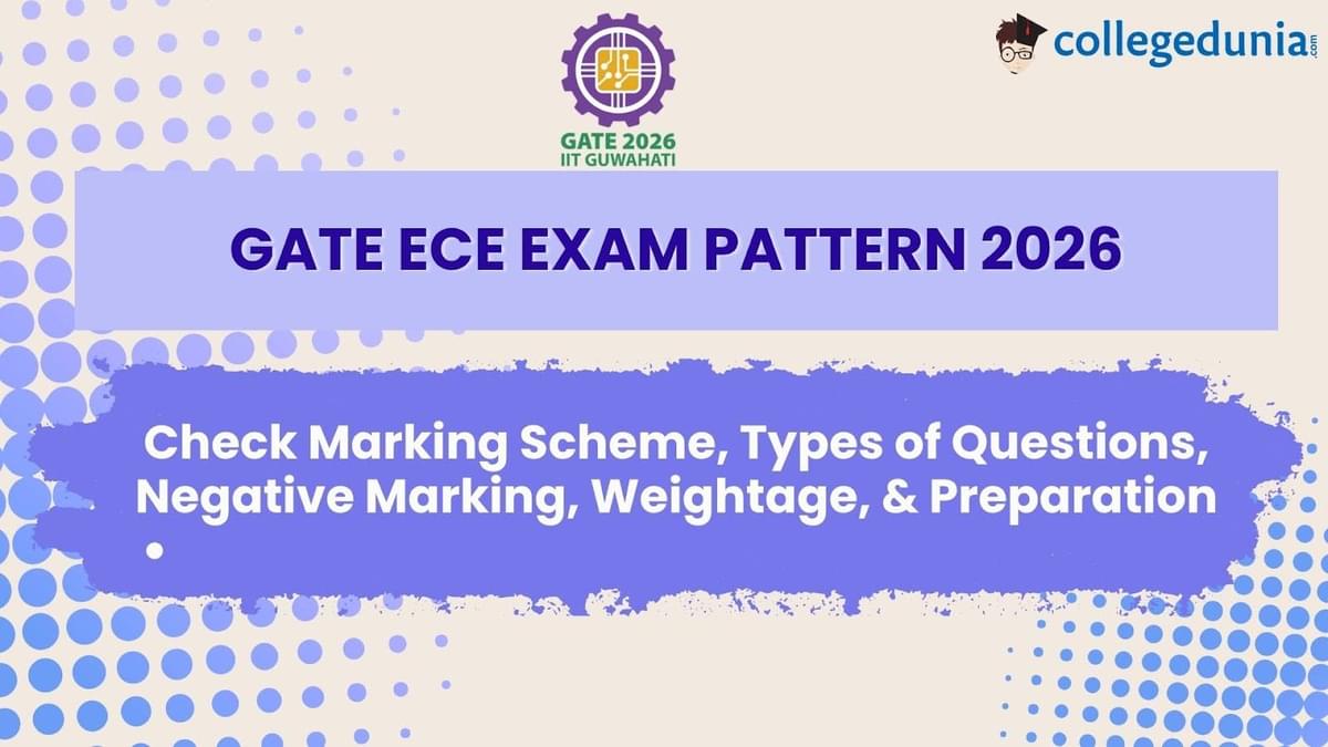 GATE ECE Exam Pattern 2026: Check Marking Scheme, Types of Questions, Negative Marking, Weightage, & Preparation