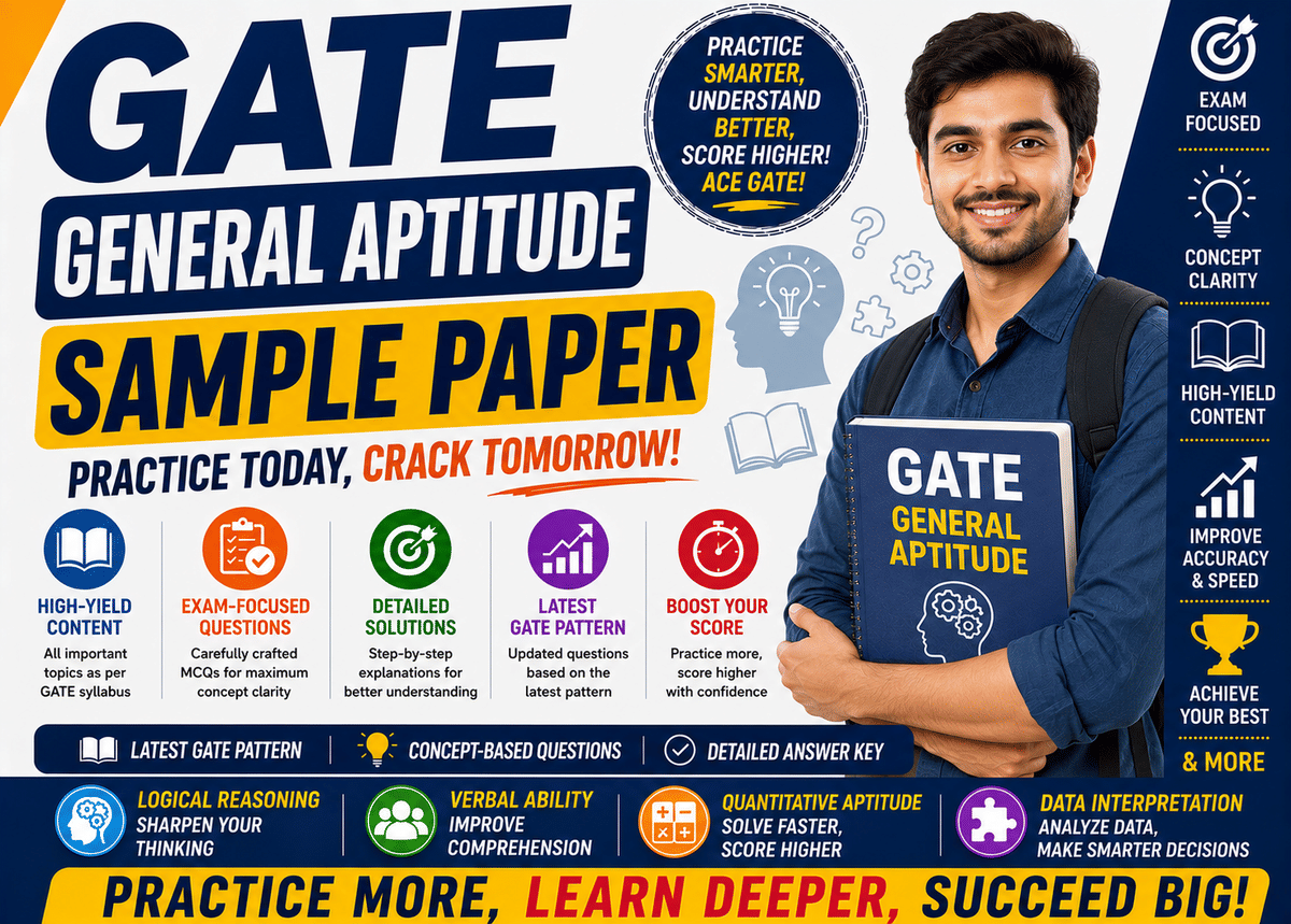 GATE General Aptitude Sample Papers 2027
