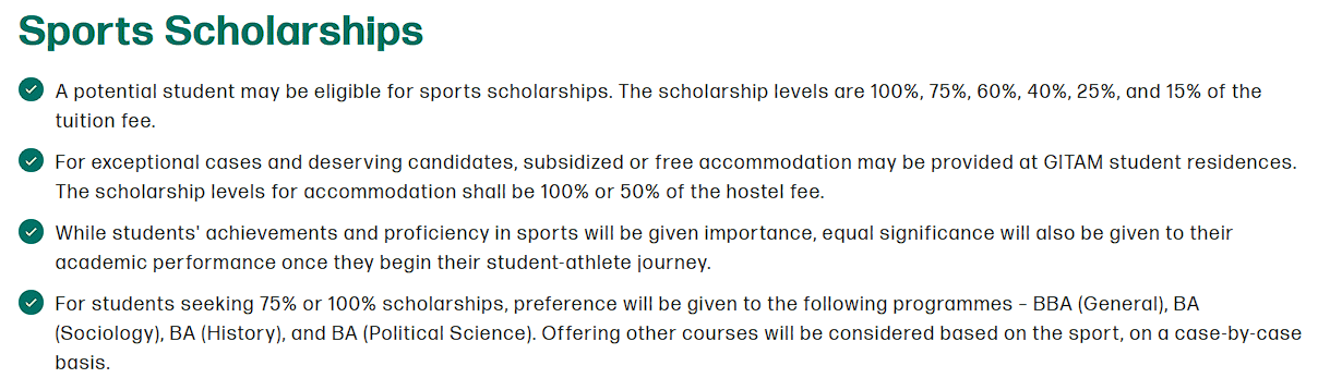 GITAM SCHOLARSHIP 2026-27