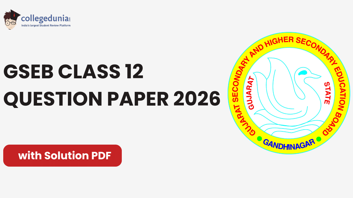 GSEB Class 12 Question Papers 2026